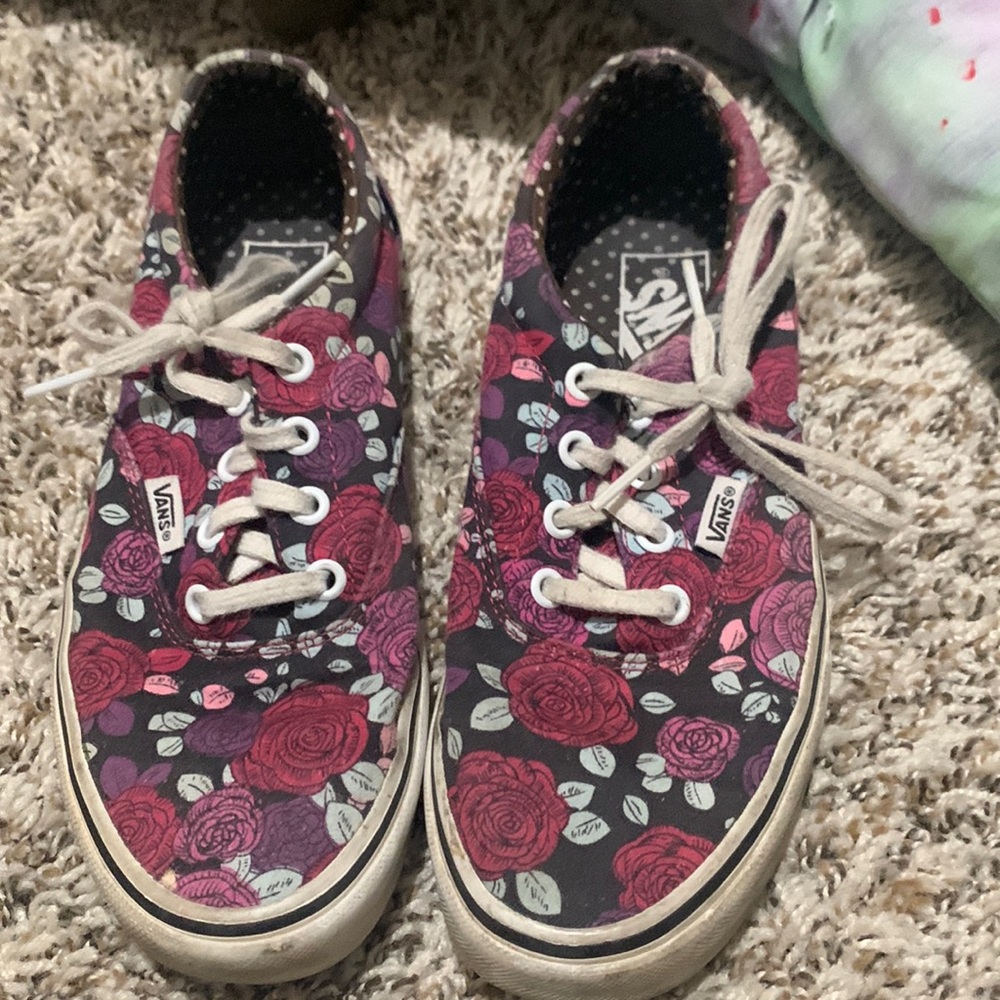 Rose vans size 6.5